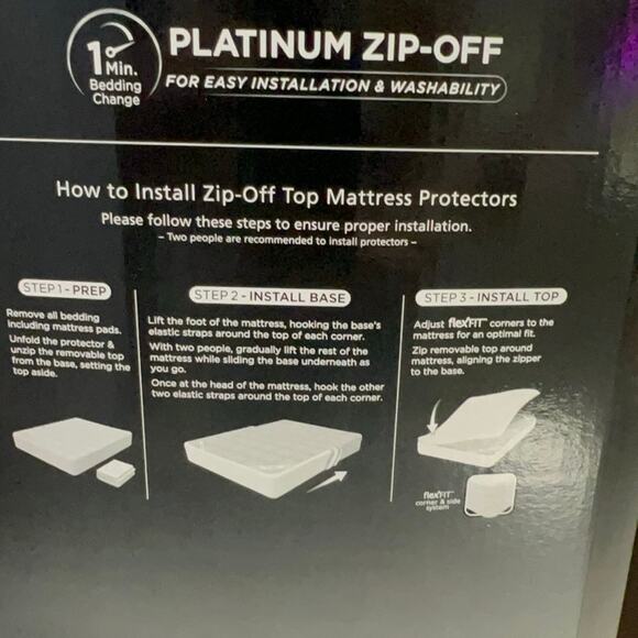 Allerease king zippered Mattress protector - Picture 4 of 8